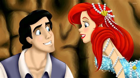 Eric and Ariel from The Little Mermaid wallpaper - Cartoon wallpapers ...