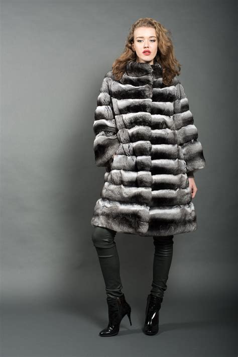 Chinchilla Fur Coat - Fur Caravan