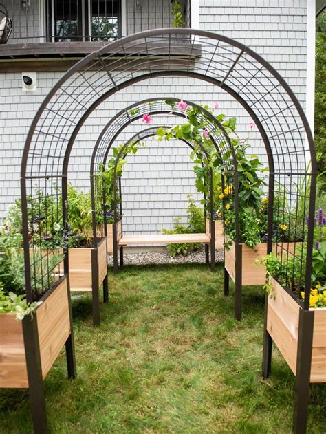 2' x 4' Arch Trellis for Planter Boxes | Gardener's Supply | Outdoor gardens landscaping, Wooden ...