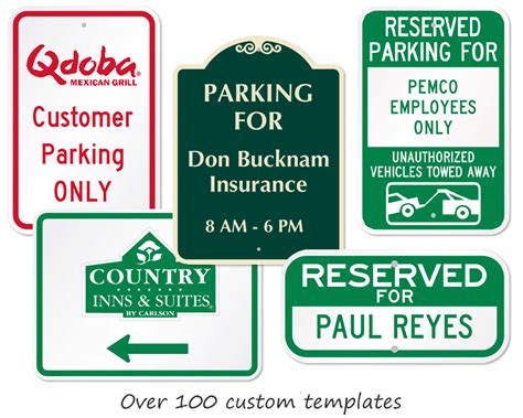 Custom Parking Signs | Custom Parking Lot Signs