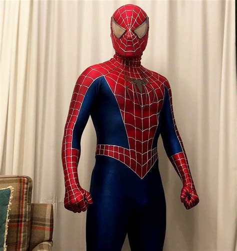 Spiderman Costume Cosplay Sam Raimi Spider Man Suit Adults - Etsy