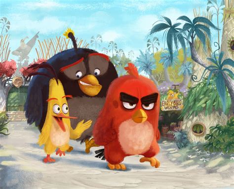 Concept Arts de Angry Birds Movie, por Pete Oswald - THECAB - The Concept Art Blog | Angry birds ...