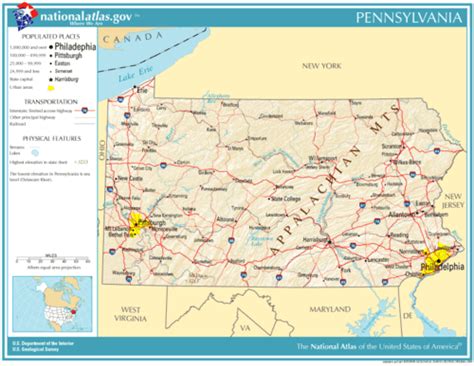 Geography of Pennsylvania Facts for Kids