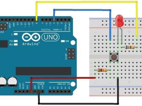 Arduino Button with LED - Arduino Project Hub