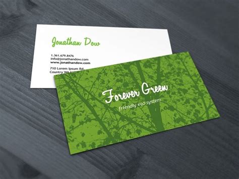 Top 10 Tree Service Business Card Ideas