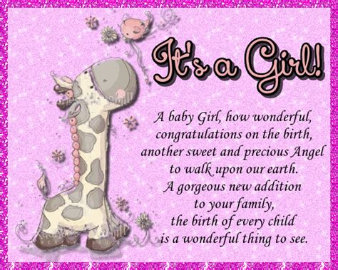 A Baby Girl How Wonderful. Free New Baby eCards, Greeting Cards | 123 ...