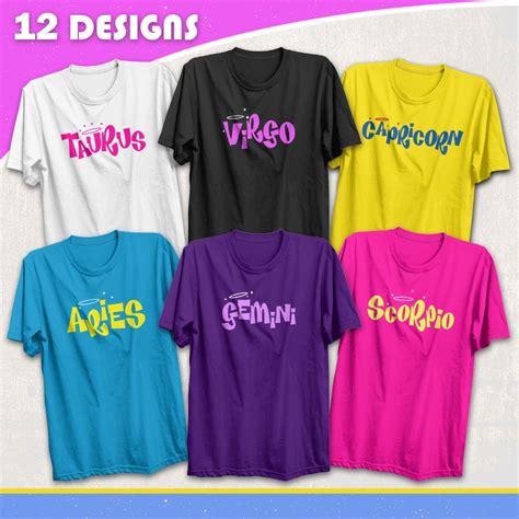 New Zodiac Sign Bratz inspired Design Collection Gemini Aries Pices Taurus Cancer Libra Unisex ...