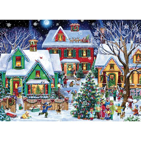 Christmas Houses 1000 Piece Jigsaw Puzzle | Spilsbury