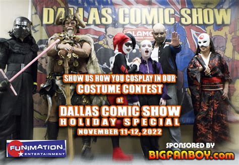 Show us the way you COSPLAY in our Costume Contest, Saturday (December ...