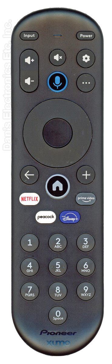 Buy Pioneer CPRC1NA23 Xumo -764F0000100 TV TV Remote Control