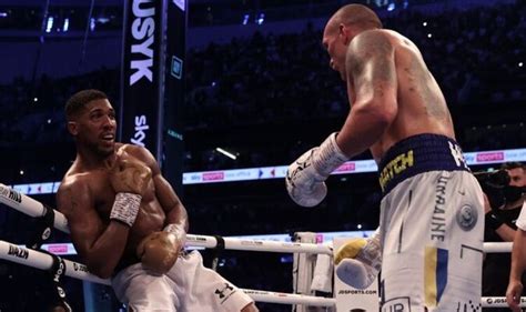 Anthony Joshua vs Oleksandr Usyk highlights: How to re-watch full fight ...