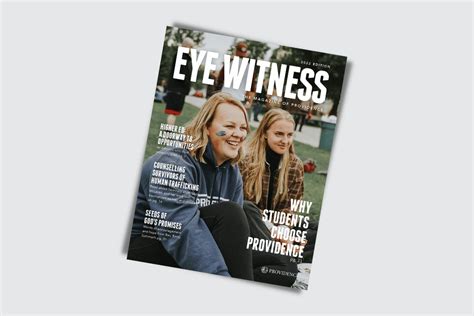 Eye Witness Magazine is Now Available - Providence University College ...