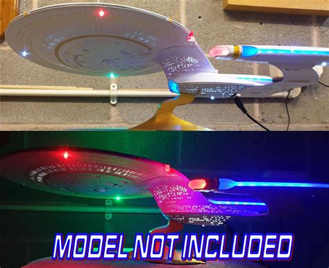 Lighting Kit For Amt Star Trek Enterprise D 1:1400 Scale. (Model Not ...