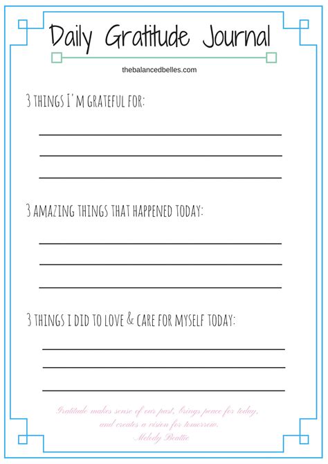 Therapist Aid Journal - TherapistAidWorksheets.net