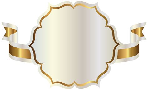 Golden Ribbon PNG Image Transparent