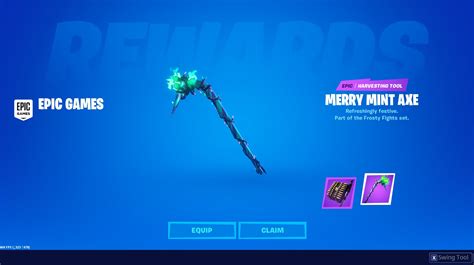 Merry minty pickaxe fortnite