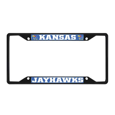 Fanmats | Kansas Jayhawks License Plate Frame - Black