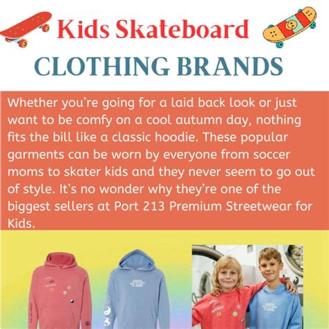 Kids Skateboard Clothing Brands at Port 213 | PDF