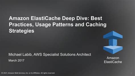 ElastiCache Deep Dive: Best Practices and Usage Patterns - March 2017 AWS Online Tech Talks ...