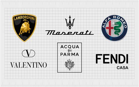 Famous Luxury Brands From Italy And Their Logos