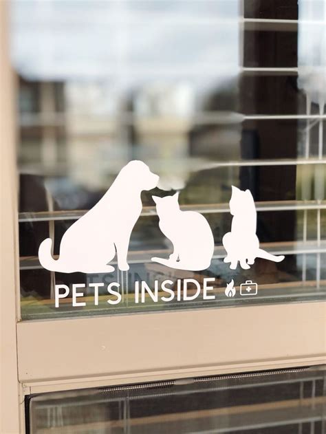 DIY Pet Window Decals For Emergency Responders - Organized-ish | Diy stuffed animals, Window ...