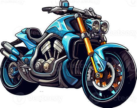 motorbike anime cartoon ai generate 25860261 PNG