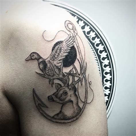 75 Best Hunting Tattoo Designs and Ideas - Hobby Commitment (2019)