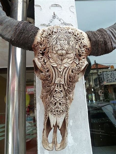 Ubud.....pronounced ooBood - Ubud, Indonesia Travel Blog | Deer skull art, Cow skull decor ...