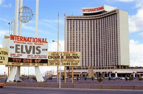 Vintage Las Vegas — International Hotel presents Elvis. Las Vegas,...