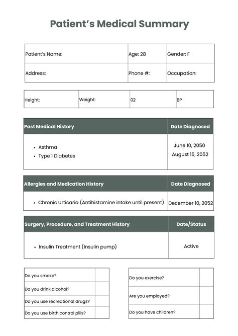 Medical Chart For Clinic - Illustrator, PDF | Template.net