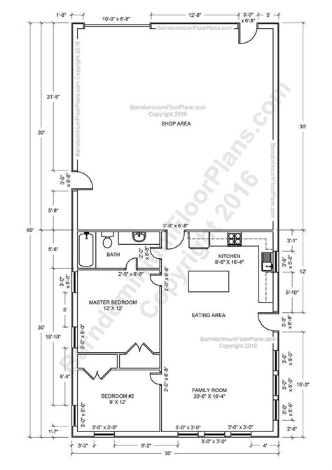 Elegant 40x60 Shop Plans with Living Quarters Check more at https://downtown-raleigh.com/40x60 ...