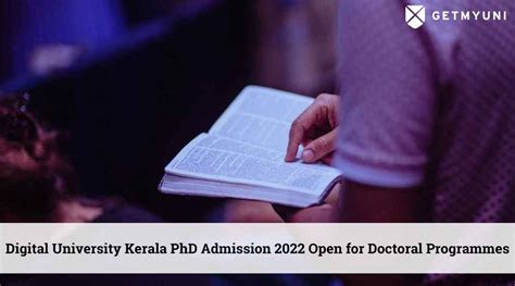 Digital University Kerala PhD Admission 2022 Open for Doctoral Programmes - Getmyuni