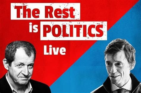 The Rest is Politics podcast tours the UK autumn 2024 | Data Thistle