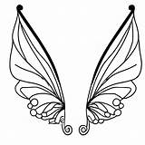 Fairy Wing Coloring Page Black And White · Creative Fabrica sketch template