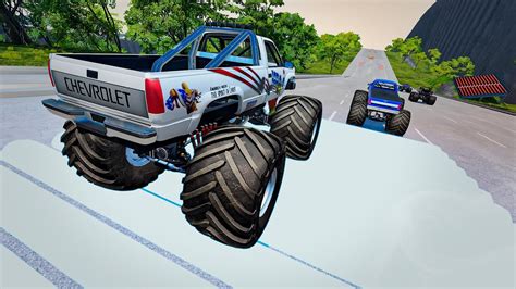 Monster Truck Crashes | BeamNG Drive - YouTube