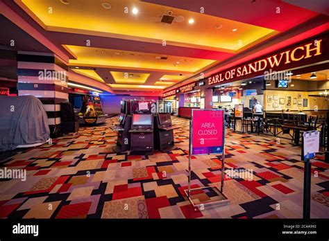 Las Vegas, AUG 2, 2020 - Interior view of the Miracle Mile Shops of ...