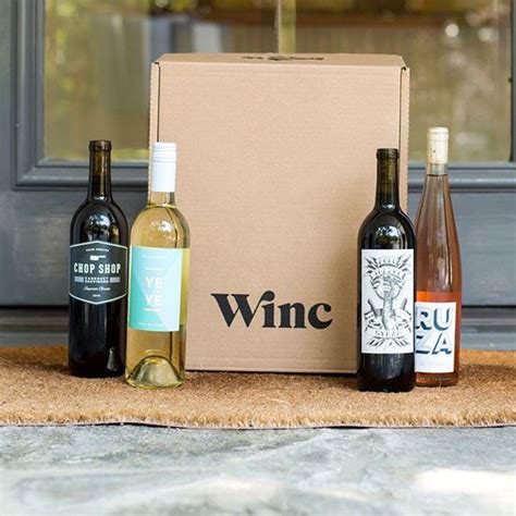 Winc + Monthly Wine Subscription, 4-Bottle Box