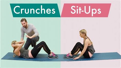 Crunches vs Sit Ups: which one is best and how to do it - YouTube ...