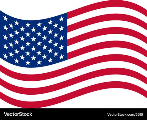 Usa flag Royalty Free Vector Image - VectorStock