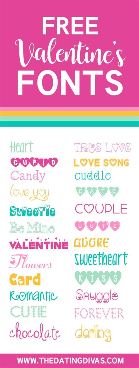 153 of the Best, Free Love Fonts for Every Occassion | The Dating Divas