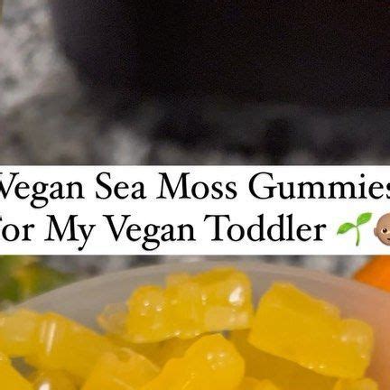 TriDereka Hall on Instagram: "Vegan Sea Moss Gummies For My Vegan Toddler 🌱👶🏽🍍 Did you know ...