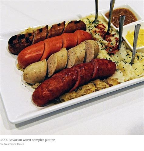 German Sausage Platter