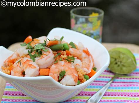 Rice with Shrimp (Arroz con Camarones) - My Colombian Recipes