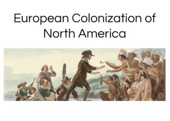 European Colonization of North America by Harold Soulis | TPT