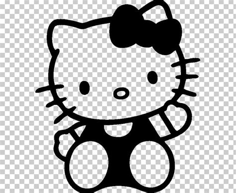 Hello Kitty Clipart Black And White - Design Daritinha