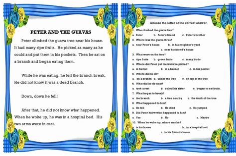 Printable English Reading Materials