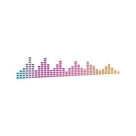 Sound waves vector illustration 18884195 Vector Art at Vecteezy