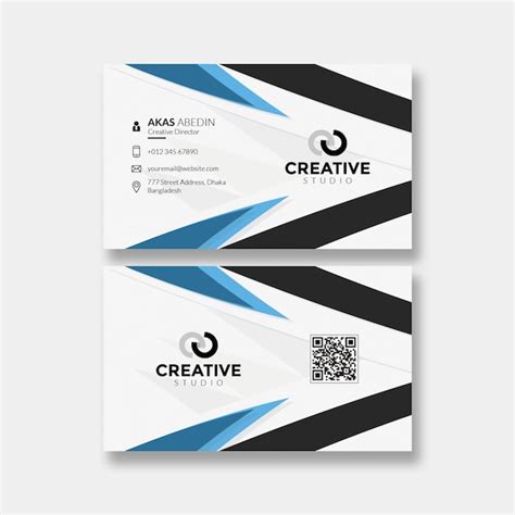 Premium PSD | Abstract business card