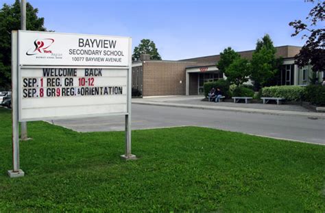 Bayview Secondary School - Richmond Hill Acupuncture: Oncare Wellness Clinic