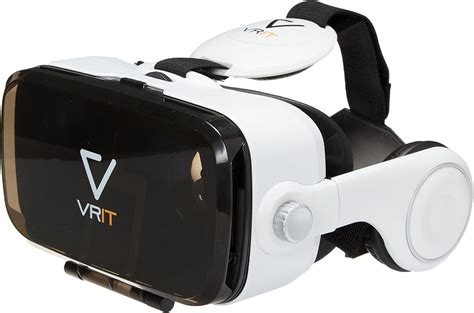 Top VR V2 Smartphone Headset Set by VRIT - 3D Virtual: Amazon.co.uk: Electronics